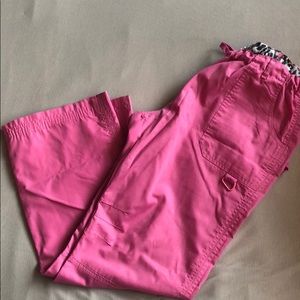 Pink Cargo MedicL Scrub pants